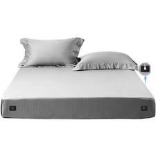 Grounding Sheets King, 90 Organic Cotton 10 Pure Silver Fiber, Soft Groun...