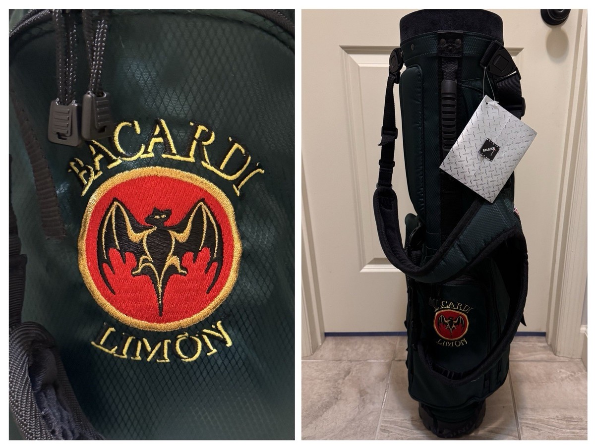 Belding Sports Stand Golf Bag Bacardi Limon Logo Dual Strap Carry