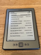 Amazon Kindle 4th Generation D01100 Wi-Fi 6" With 9 Pages Of Books