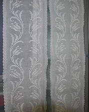 Tende all’ uncinetto Coppia• 220 x 355 cm • Cotone • Vintage