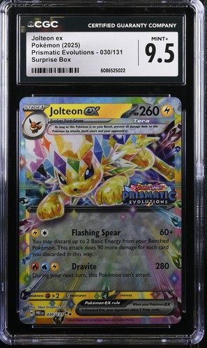 Jolteon ex graded CGC 9.5 for sale on eBay