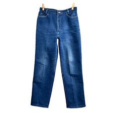 RLM Mom Jeans Womens 16 Blue Denim Tapered Streetwear Grunge Retro Made in USA