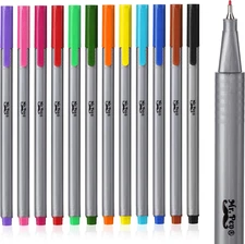 - Fineliner Pens, 12 Pack, Pens Fine Point, Colored Pens, Journal Pen, Bible Jou