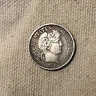 1900-O Barber Dime, VF/XF, Cleaned and Retoned QA1054