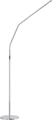 Slimline 4  LED Floor Lamp in Brushed Steel - 6,000K, 3,200 Lux, 4 Brightness Le