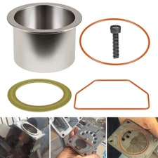 Air Compressor Cylinder Sleeve & Ring Kit+ZAC0032 Valve Plate Kit For Craftsman