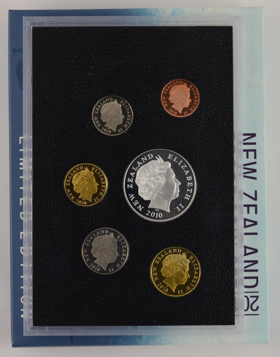 コレクション NEW ZEALAND PROOF COIN SET 2010 Dolphin New Zealand -2010- Silver Proof Coin Set- Maui's Dolphin | eBay