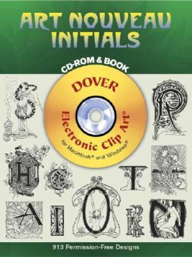 Art Nouveau Initials CD-ROM and Book (Dover Electronic Clip Art ...