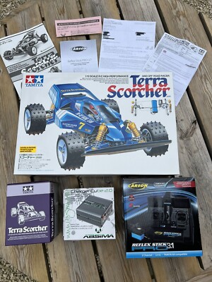 TAMIYA Terra Scorcher ラジコン 38cm タミヤ SANWA DASH SP 中古