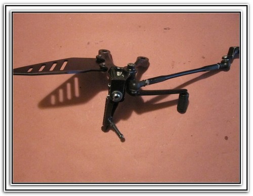 08-09 YAMAHA R6 YZF R6 R6R BLACK SHIFTER PEG REAR SET LEFT FOOT SHIFT - Picture 3 of 4