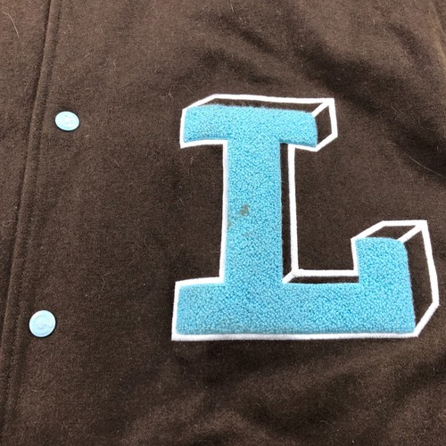 Vintage Lifted Research Group Varsity Jacket Men 4XL Brown Blue Wool LRG - Picture 14 of 21