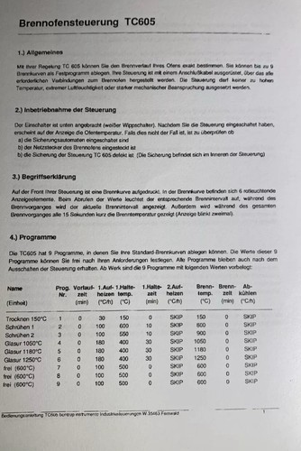 Keramik Brennofen Marke Ucichowski, Töpferofen, Toplader 70L, VB 1900,00 Euro - Bild 23 von 24