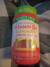VITAMIN  D3 GUMMIES (Pineapple), 2000 IU, 70 Vegetarian Gummies