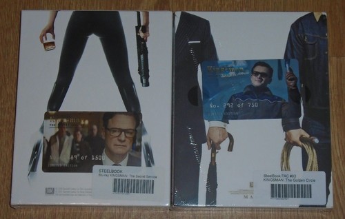Kingsman 1 & 2 (2 blaue Strahlen) Steelbook - Filmarena. NEU & VERSIEGELT - Bild 2 von 2