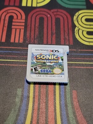 Sonic Generations (Nintendo 3DS, 2011) Authentic Cartridge Only Tested and Works