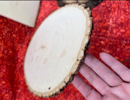 Lot Basswood Country Rounds by Walnut Hollow Wood Cookie Rectangular armadillo - Picture 6 of 12