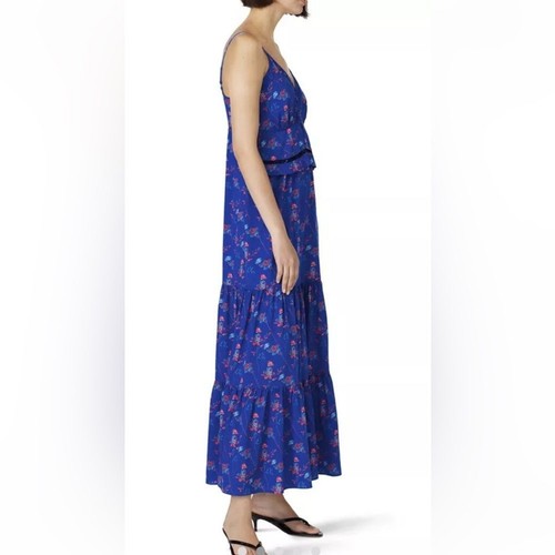 Thakoon Collective Blue Floral Wide Leg Jumpsuit - Picture 2 of 16