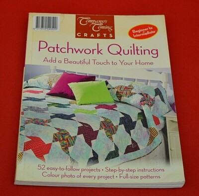PATCHWORK QUILTING ... 52 EASY TO FOLLOW PROJECTS - SOFTBACK - SUPER CONDIT!  
