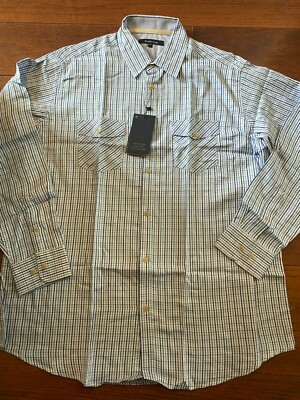 mens xxl dress shirts Men's Tall Performance Long Sleeve Button-Down Dress Shirt