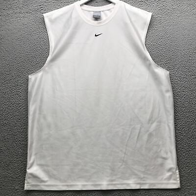 Vintage 90s Y2K Nike Sleeveless Shirt Men's 2XL Center Vintage 90s Y2K Nike Sleeveless Shirt Men's 2XL Center