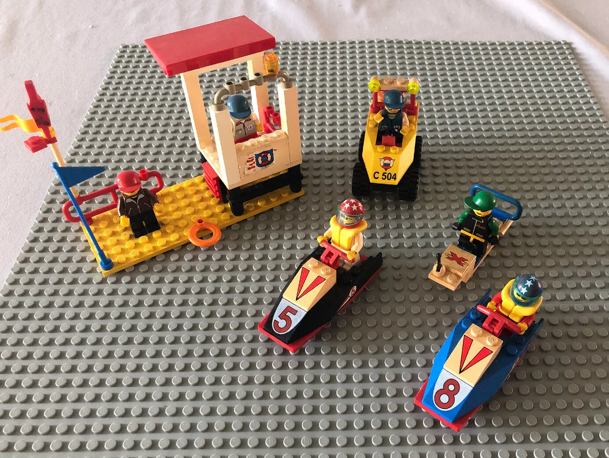 LEGO Set Classic Town Boat Bundle with Lifeguard Stand 6517 6518