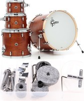 Gretsch Drums Brooklyn 4-piece Shell Pack - Satin Mahogany + D... - Value Bundle on sale Gretsch Drums Brooklyn 4-piece Shell Pack - Satin Mahogany + D... - Value Bundle on sale