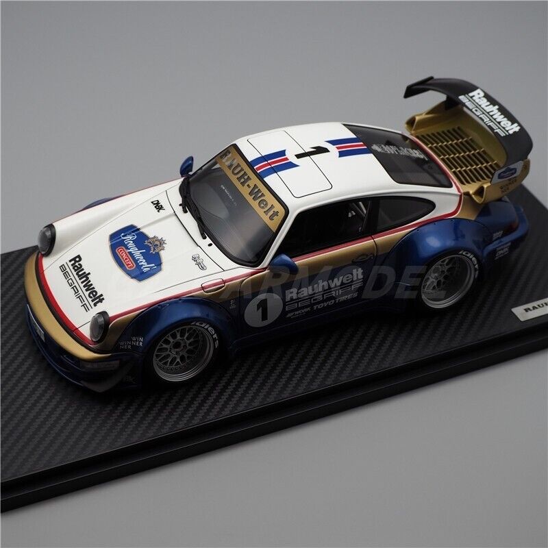 RARE* Ignition Model 1/18 Porsche RWB 911 964 in White/Blue RARE* Ignition Model 1/18 Porsche RWB 911 964 in White/Blue