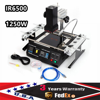 IR6500 BGA Rework Station SMD Infrared Welder Soldering Reballing Mne