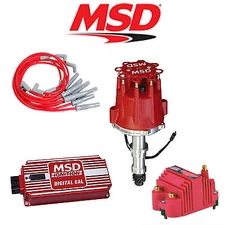 skspeed MSD 9122 EZKMSD KIT - Digital 6AL/Dist/Wires/SS Coil Buick 400/430/455