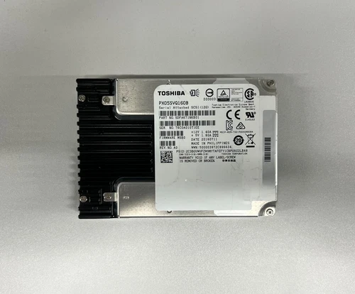 PX05SVQ160B TOSHIBA 1.6TB 12G SAS 2.5" SFF SSD SOLID STATE DRIVE