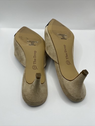 The Drop Women's Paulina Pointed Toe Two-Tone Mule Natural/Black Size 7.5 NWOT - Bild 5 von 8