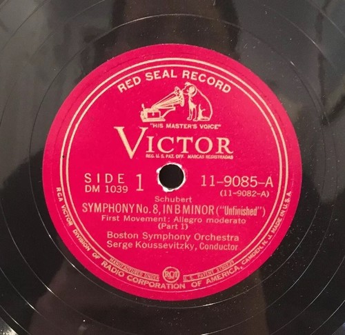 Vintage Original 3 Record Set Schubert "Unfinished" Symphony No. 8 In B Minor - Picture 7 of 12