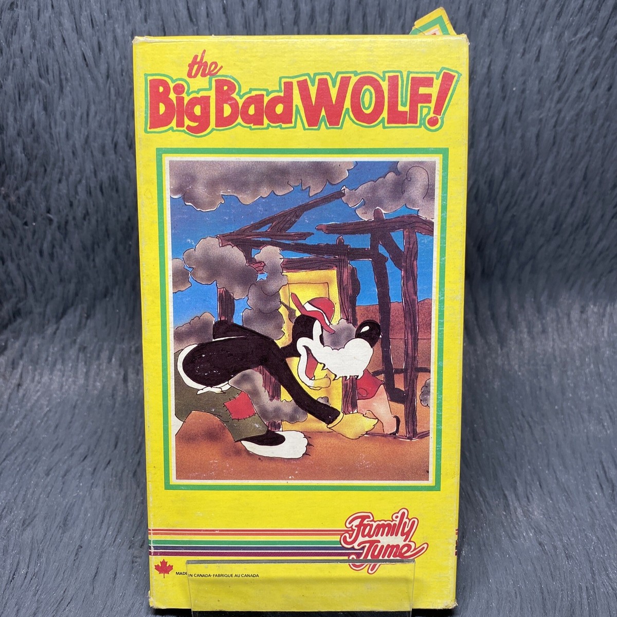 The Big Bad Wolf VHS Tape 1988 Family Tyme Release Animated