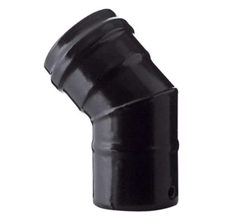 SAVE Tubi per stufa a pellet canna fumaria scarico fumi 80mm rosone gomito stufa - Immagine 4 di 4