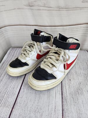 Nike Athletic Shoes White Red Velcro Mid-Top Nike Court Borough Mid 2  main image 3