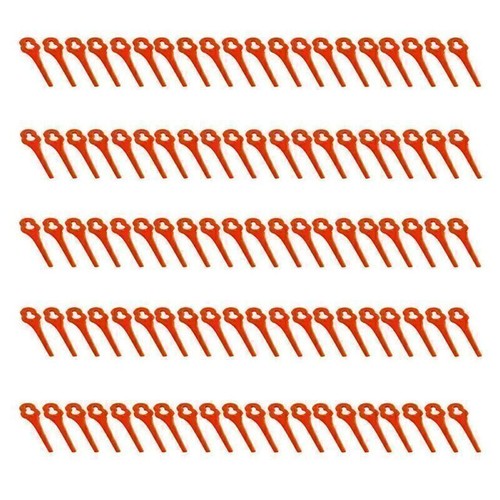 1-100x Ersatzklingen Ersatzmesser Für FUXTEC 20V FX-E1RT20 Akku Rasentrimmer - Bild 19 von 19