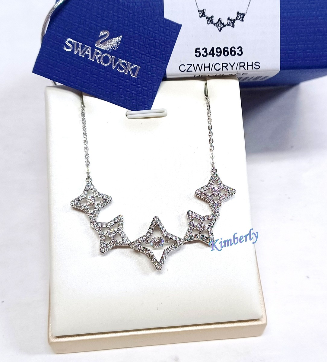 Swarovski Sparkling Dancing Crystal Star Necklace Medium Authentic NEW  5349663