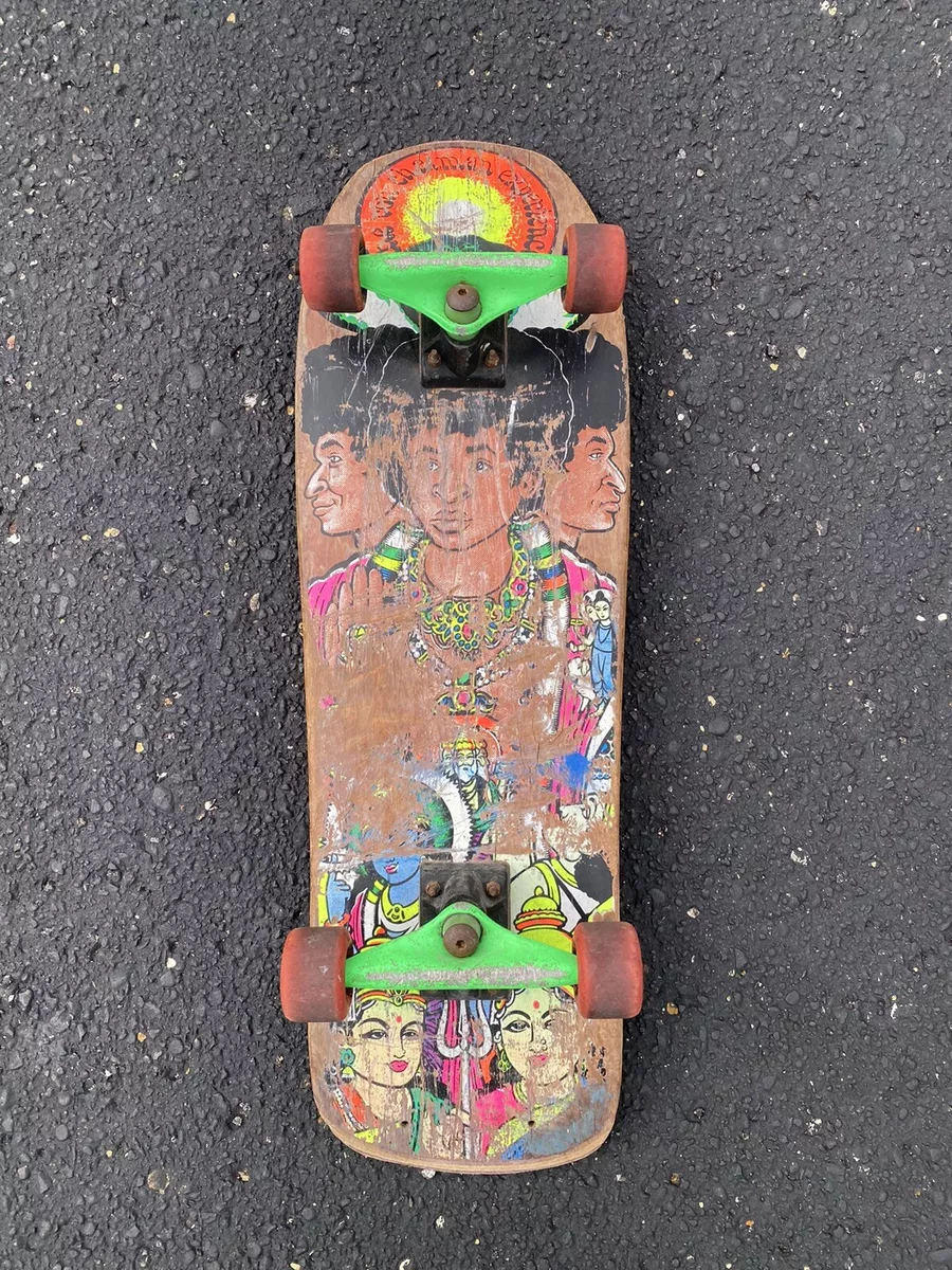 Vtg 1990 World Industries The Ron Chatman Experience Jimi Hendrix Skateboard