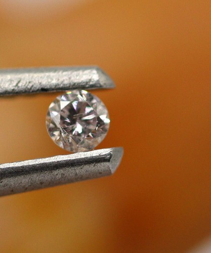 2.2 mm Loose Round Cut 100% Natural Diamond Light Pink Color Certified 0.065 Ct - Picture 8 of 19