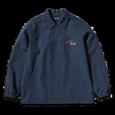 KAWS + WARHOL x UNIQLO UT Collcetion Coach jacket Navy NEW Japan