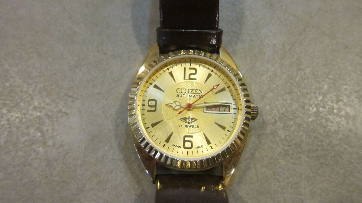 Citizen 4-281080 KT Automatic Watch GN-4W-S Gold Face 21 Citizen 4-281080 KT Automatic Watch GN-4W-S Gold Face 21