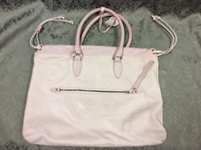 Borsa avorio grande foderata tasche interne ed esterne Varrlale pelle super morbida 