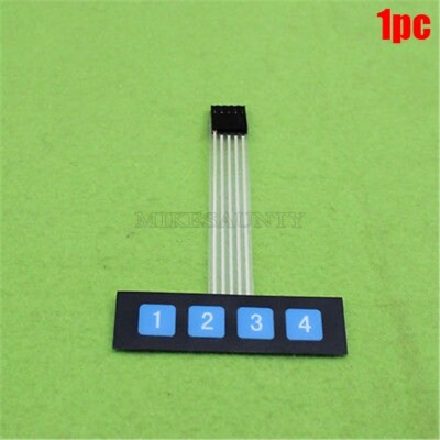Panel 1X4 Keyboard Keypad Slim Matrix Membrane Switch Control Key New Ic kp