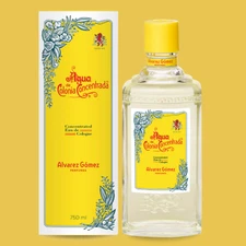 Alvarez Gomez Agua de Colonia Concentrada – 25.36 fl oz Classic Citrus Scent