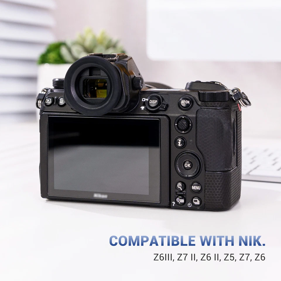 Round Camera Eyecup Eyepiece for Nikon Z6III Z7II Z6II Z7 Z6 Z5 Eyeshade Cover - Image 2 of 4