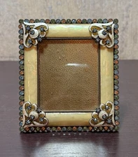 Argento SC Swarovski Crystals & Genuine Mother of Pearl Picture Photo Frame