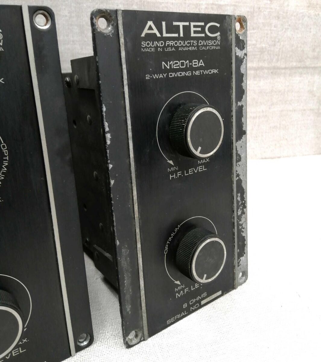 Altec Lansing N1201-8A speaker network Crossover Pair Rare Altec Lansing N1201-8A speaker network Crossover Pair Rare