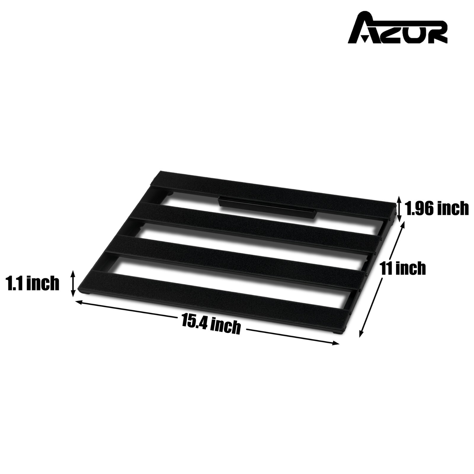 AZOR Gitarreneffekt Pedalboard Eingebautes 10 Ausgangs Netzteil 18V2A Mit Tasche