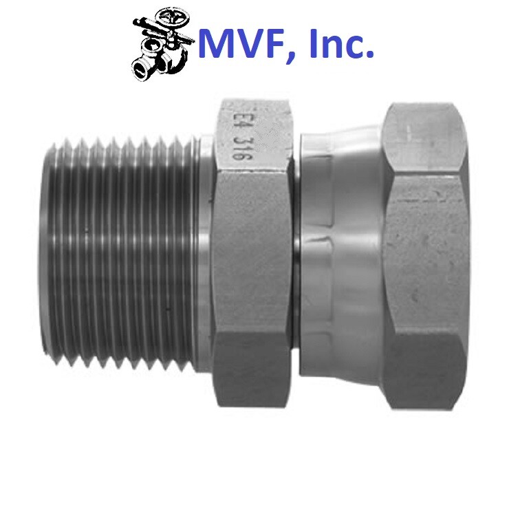 Adattatore SAE 8 Femmine X 1/2 NPT Maschio Dritto 6404-08-08 9-6404-8-8 - Foto 12