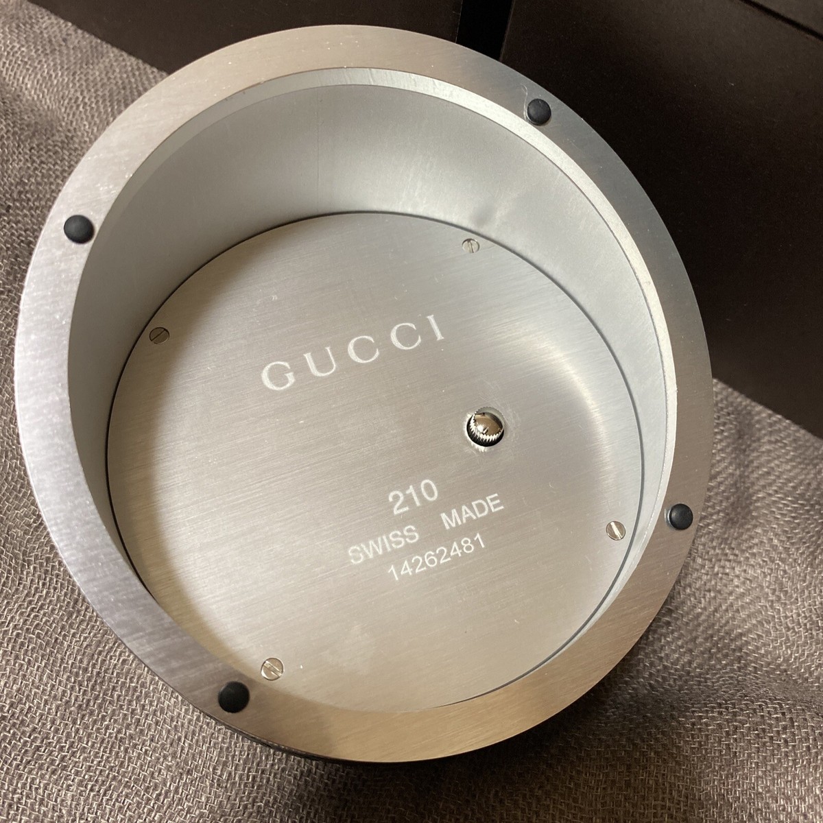 Very Rare GUCCI desk / table Clock ( Black ) | eBay